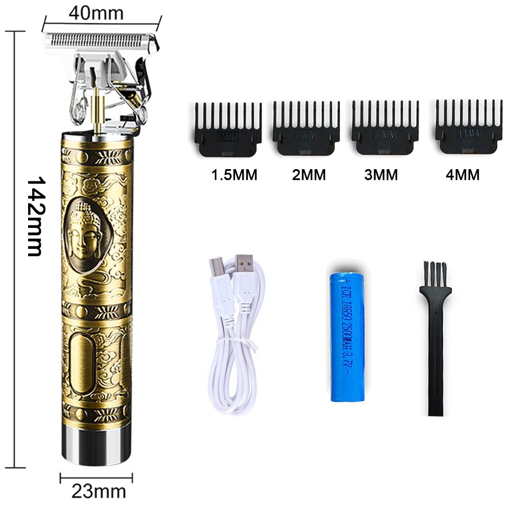 Pro li t-outliner skelet heavy hitter trådløs trimmer herre 0mm skaldede hårklipper finish hårklipning  t9 maskine: J058395