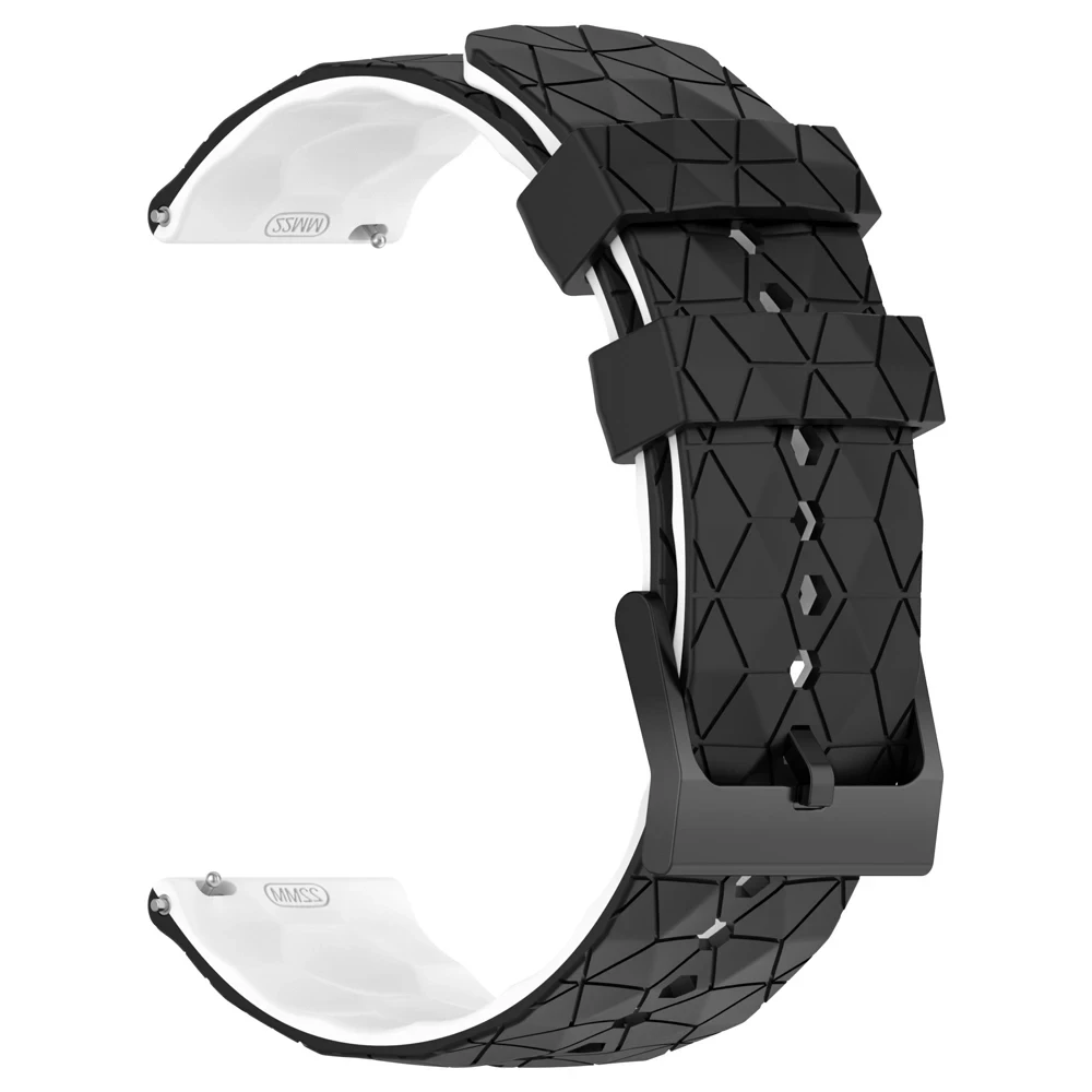 Realme-kellon ranneke 20mm 22mm vaihtoranneke realme 3  s 2 watch  s 2 pro business 3: Tummansininen musta / 20mm