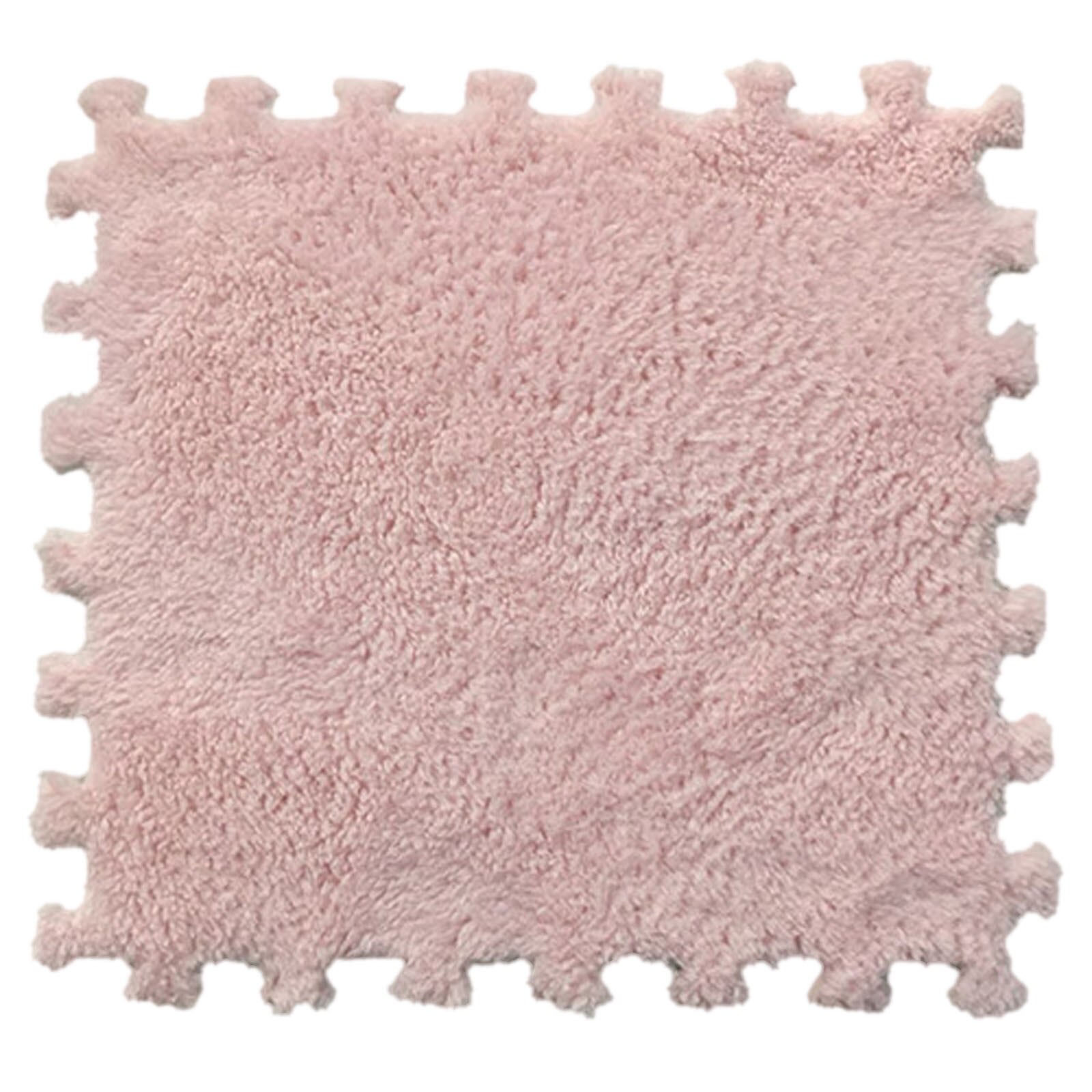 Tapis de carré Puzzle Polyester velours tapis en 14 couleurs bricolage épissage blocs de couleur décor à la maison: L