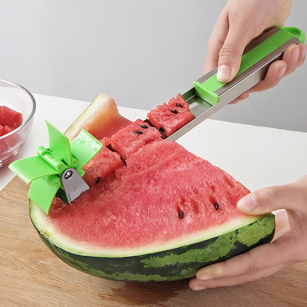 Vannmelon vindmølle kutter frukt skjæreverktøy vannmelon kutter vannmelon verktøy kjøtt kutter frukt separator kjøkken