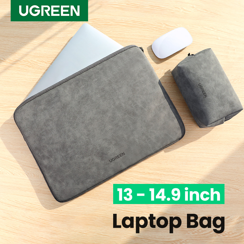 UGREEN skórzana torba na laptopa do Macbook Pro 13 Macbook Air torba do przechowywania laptopa torba pokrowiec na iPad Pro Air torba na notebooka