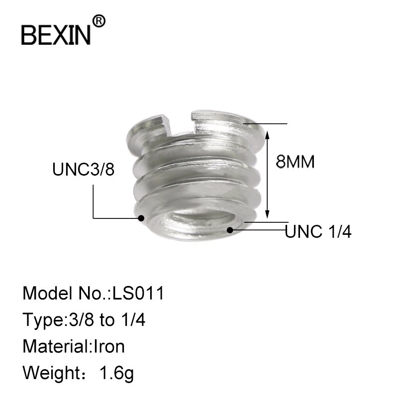 camera screw 1/4 to 3/8 conversion screw nut camera release mount adapter screw for the camera tripod monopod ball heads