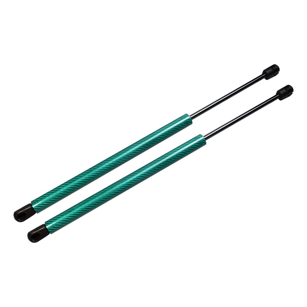 2 uds Auto maletero Gas puntales amortiguador elevador soporta fibra de carbono para Citroen C5 MK1 Hatchback 2001-2004: Carbon Fiber green
