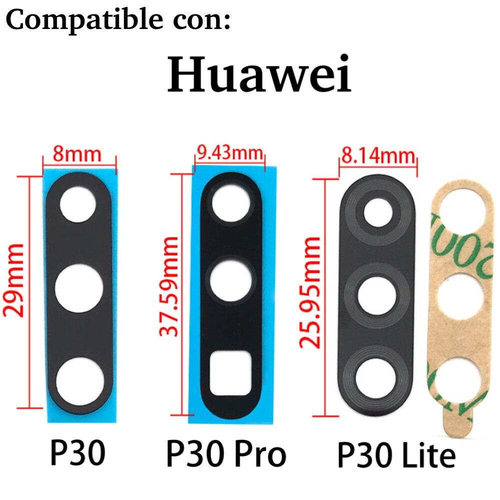 Rückfahrkamera Glaslinse für Huawei P30 / Lite / Profi Ersatz Kameraersatzobjektiv