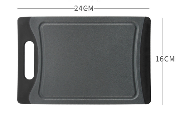 PP cutting board non-slip cutting board cutting fruit chopping board chopping board portable home kitchen cutting board: S