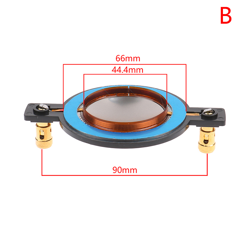 1PC 34,4mm 44,4mm 51,3mm 72,2mm 74,5mm DIY Teile Core Hochtöner Schwingspule Membran Titan film Höhen Lautsprecher Reparatur zubehör