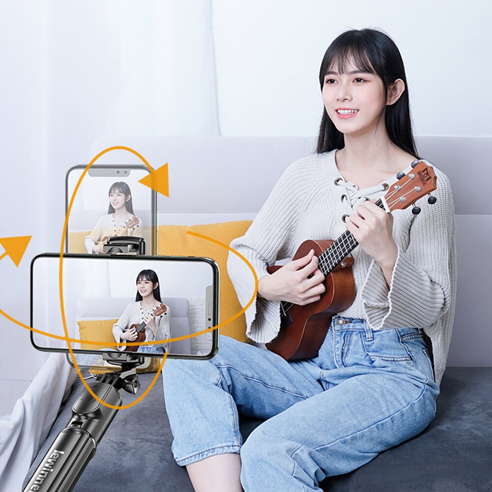Lewinner Draadloze Selfie-Stick Monopod Statief S03 Bluetooth Selfie Stick Voor Huawei Xiaomi Iphone Gopro 7 6 5 Sport action