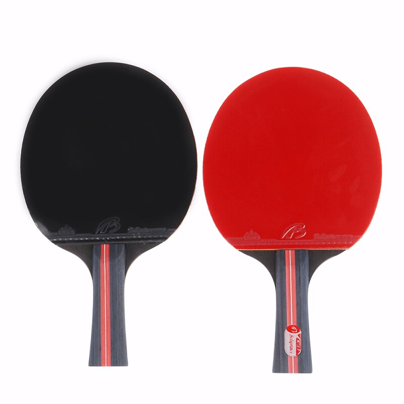 2 pz/lotto Racchetta Da ping Pong Racchetta Doppio Viso Brufoli Maniglia ping Pong pagaia
