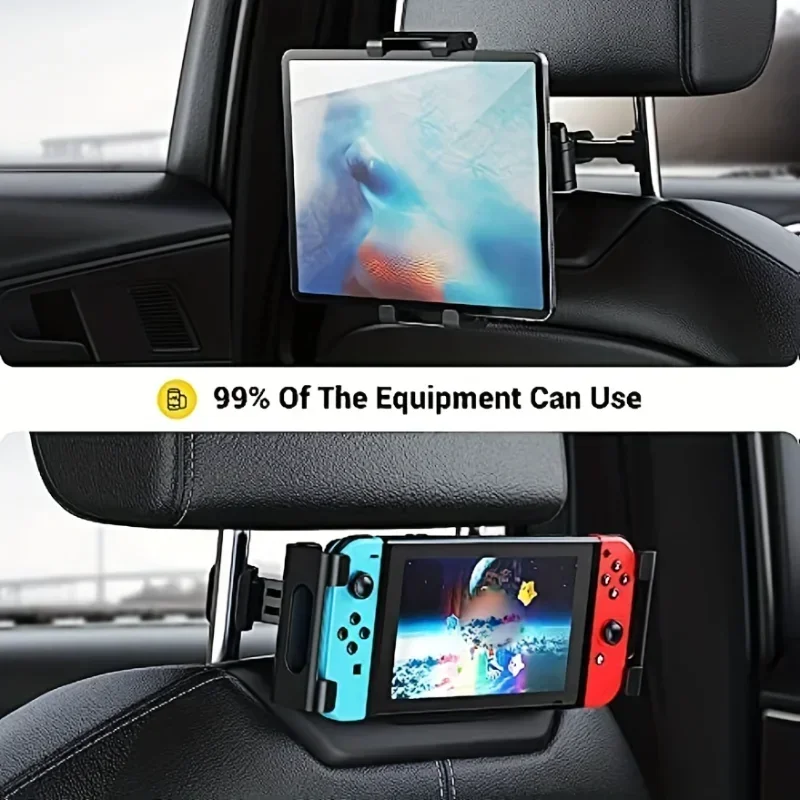 Auto Tablet Halter Rücksitz Kopfstütze Halterung Für IPad Air Mini Pro 4-13 Zoll 360-Grad-Rotation Hinten Kissen telefon Klemme Ständer Universal