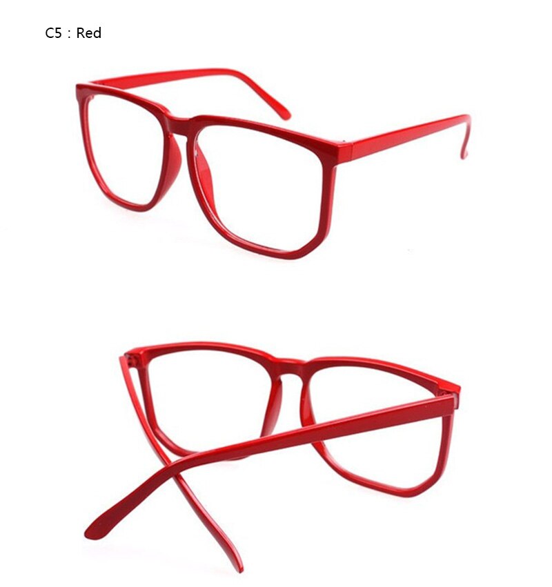 Optische brilmontuur damesbril unisex groot vierkant  s1500: C5