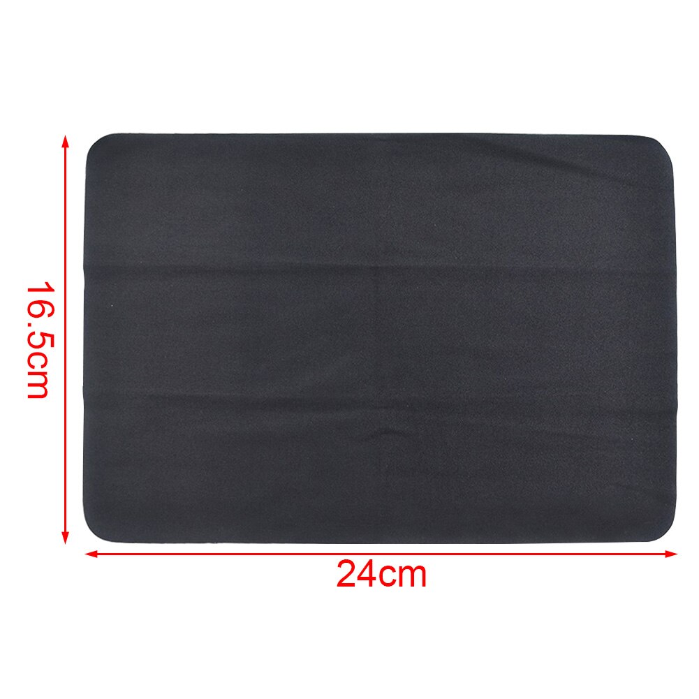 5Pcs Solid Draagbare Cd Microfiber Herbruikbare Beschermende Draaitafels Dust Verwijder Vinyl Anti Statische Schoonmaakdoekje Huis