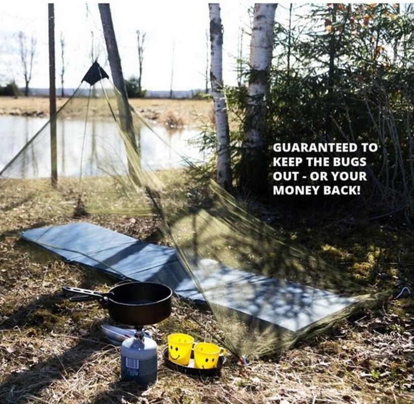 Portable Outdoor Camping Mosquito Net Perfect Backpacking Accessory Adults and Kids Mosquito Mat Keep Insect Away
