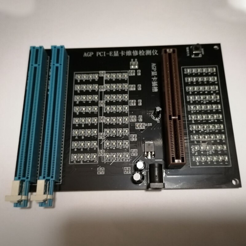 PC AGP PCI-E X16 Dual-Zweck Steckdose Tester Anzeige bild Video Karte Prüfer Tester bild Karte diagnostizieren Werkzeug