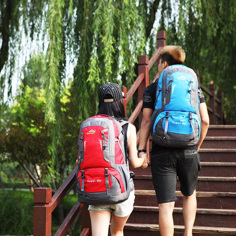 40L & 60L Wandern Rucksack Klettern Wandern Angeln Sport Tasche Wasserdichte Bergsteigen Camping Reise Rucksäcke