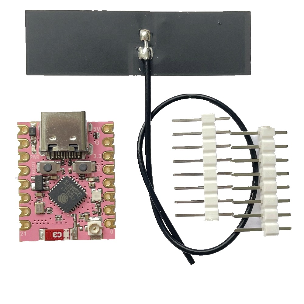ESP32-C3 SuperMini Plus RGB LED Antenna Development Board WiFi Bluetooth ESP32 C3 Super mini V2.0 Red Board: Red