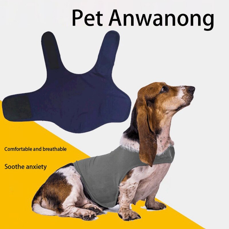 Soft Comfortable Pet Coat Anti Anxiety Dog Puppy Vest Jacket Shirt Stress Relief Calming Wrap Clothes Pet Clothing XS-XL