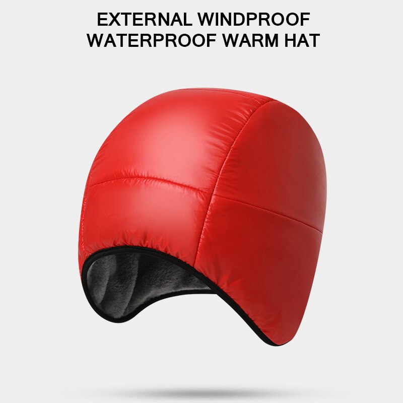 Skimutsen houden warm mannen vrouwen winter outdoor waterdicht winddicht oorkap thermisch fleece gevoerd schedel muts fietsen outdoor