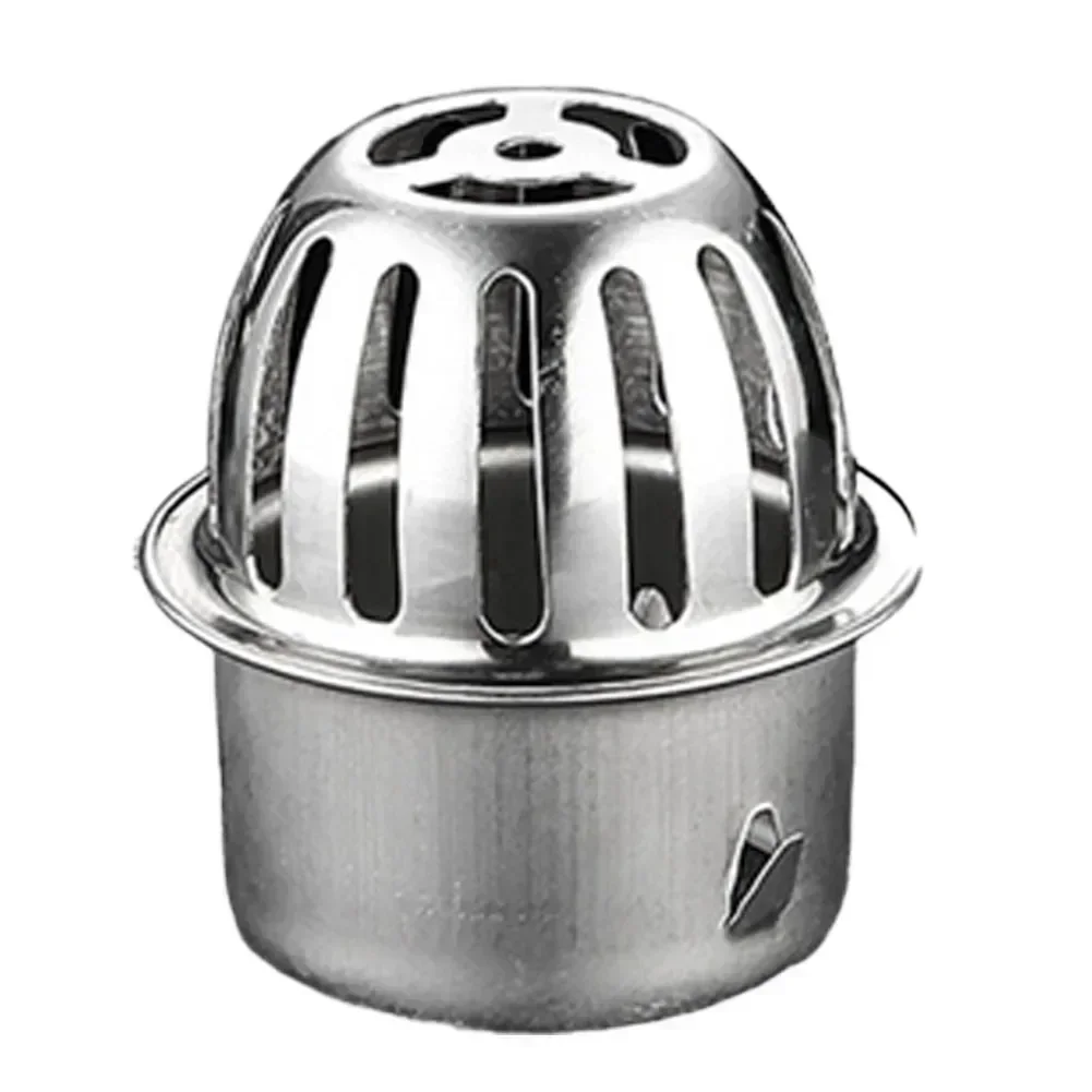 Balcony Roof Drainage Stainless Steel Floor Drain Large Displacement Anti-Blocking Outdoor Rain Bucket Drainage Floor Drain: Bronze