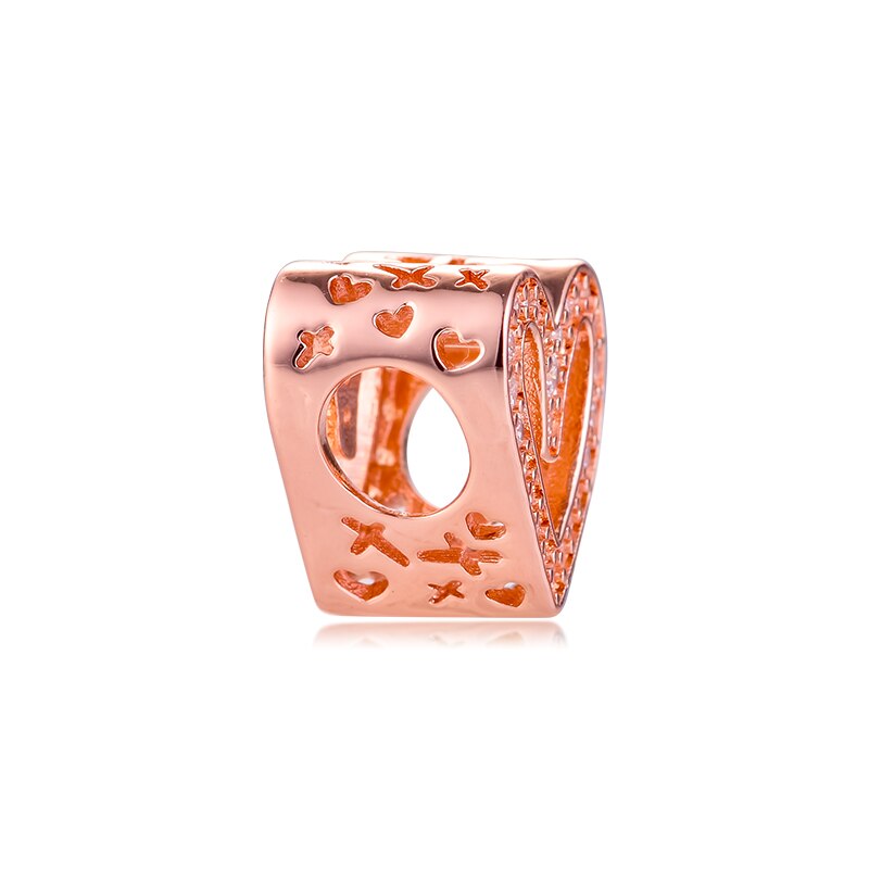 925 silber Perlen Funkelnden Freehand Herz Charme Frau DIY Perlen Für Schmuck Herstellung Passend Europäischen Sterling Silber Armbänder