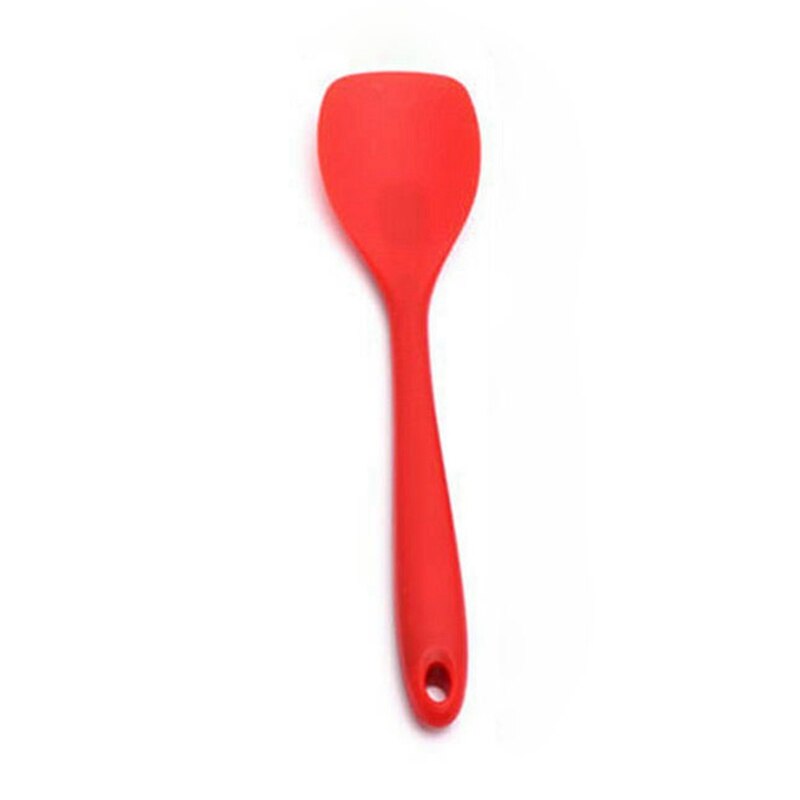 Kitchen Utensil Set Silicone Spoon Baking Cooking Tools Non-stick Cookware High Temperature Resistance Spoon Leak Shovel: C