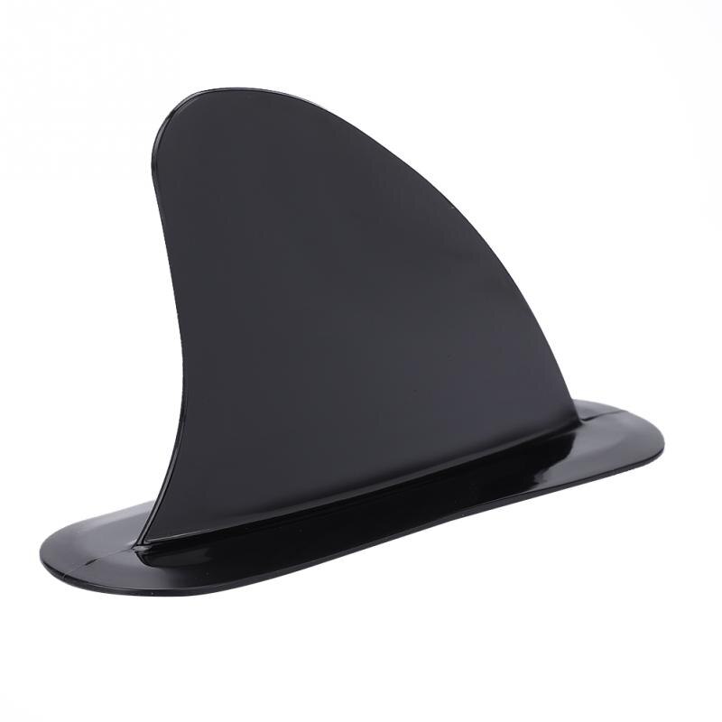 Durable Black PVC Surf Fin Stablizer Stand Up Paddle Surfboard Side Fins Integral Fins for Kayaks Canoes Rowing Boats