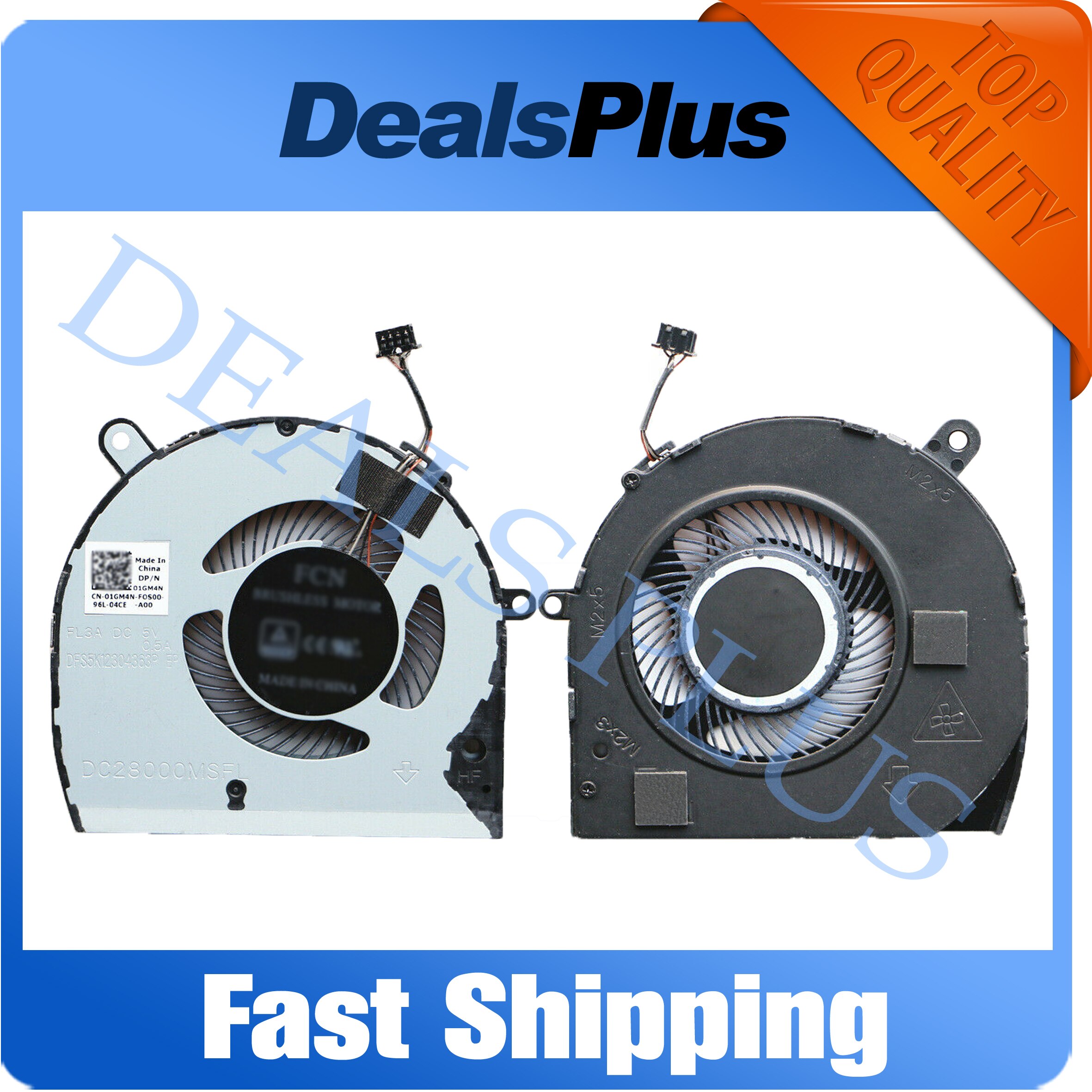 1PCS CPU Cooling Fan For Dell Latitude 5500 E5500 Precision 3540 M3540 01GM4N