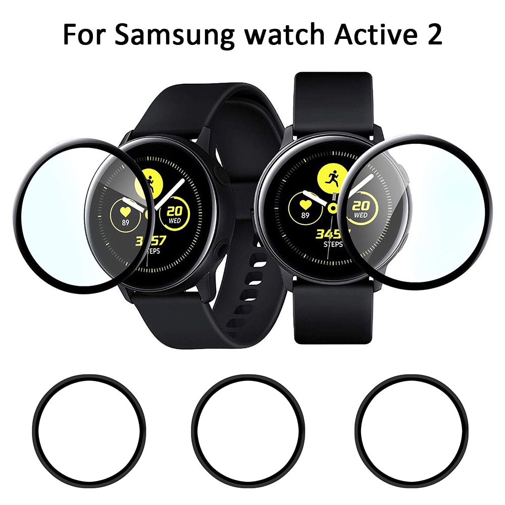 Screen Protector Voor Samsung Galaxy Horloge Actieve 2 44Mm Hd Explosieveilige Membraan Voor Samsung Galaxy Actieve 40mm Accessoires