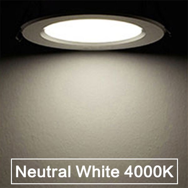 Dimbar vanntett led downlight  ac220v 230v 5w 7w 9w 12w 15w 18w 24w led innendørs lampe innfelt led spotlys for baderom: Nøytral hvit 4000k / 15w 230v ip65