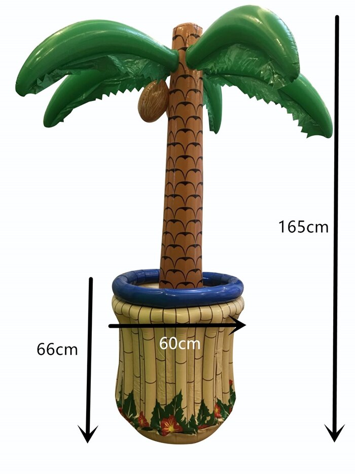 Opblaasbare Palmboom Koeler Feestartikelen Drank Emmers Houders Luau Levert Water Zwembad Speelgoed-5.4 Meter Hoog