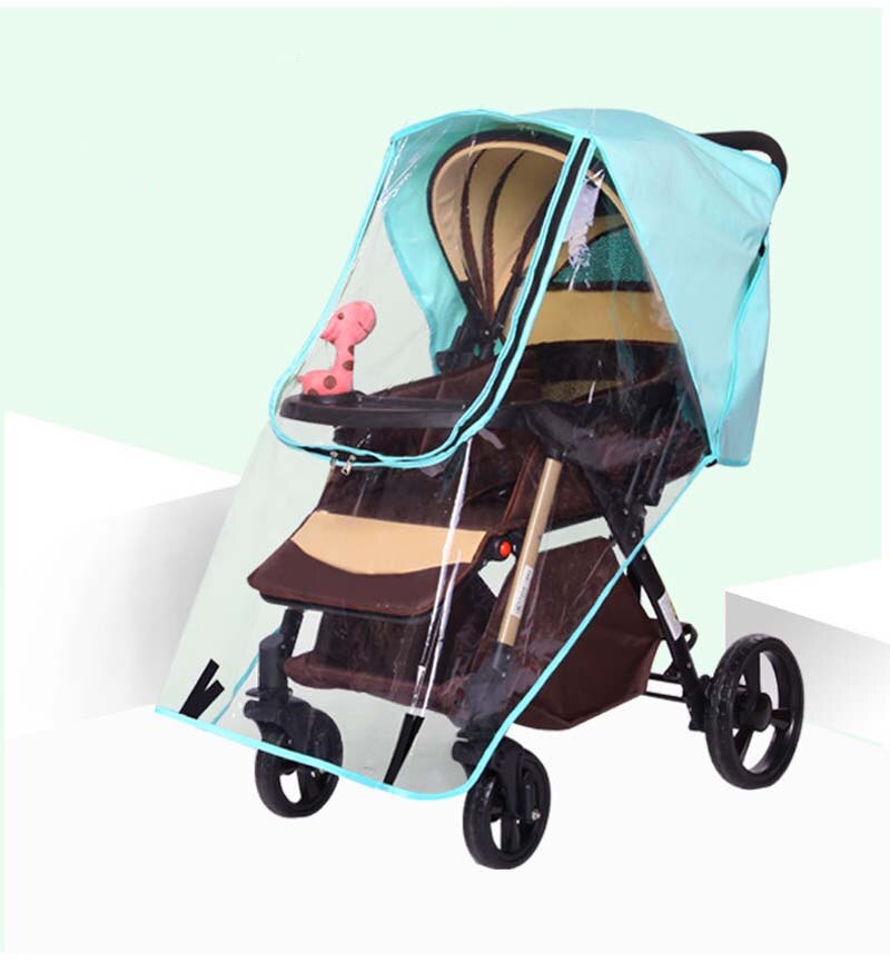 Waterdichte Regenhoes Voor Wandelwagen Stof Kinderwagens Winkelwagen Regenjas Regenhoes Voor Kinderwagen Kinderwagens Accessoires Kinderwagens