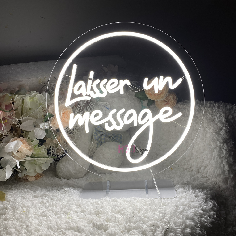Letrero de neón Led para dejar un mensaje, decoración de mesa de para dormitorio, luces nocturnas de escritorio, lámpara, letreros de neón, decoración USB para cafetería y boda
