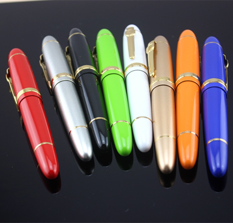 Jinhao 159 Metalen Vulpen Zonder Pencil Box Luxe School Kantoorbenodigdheden Luxe Schrijven Leuke Pennen