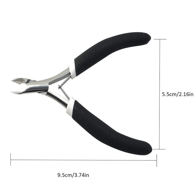 Precision Toenail Clippers Sharp Stainless Steel Nail Cutter Precision Stainless Steel Nail Clippers For Thick Ingrown Toenails: Default Title