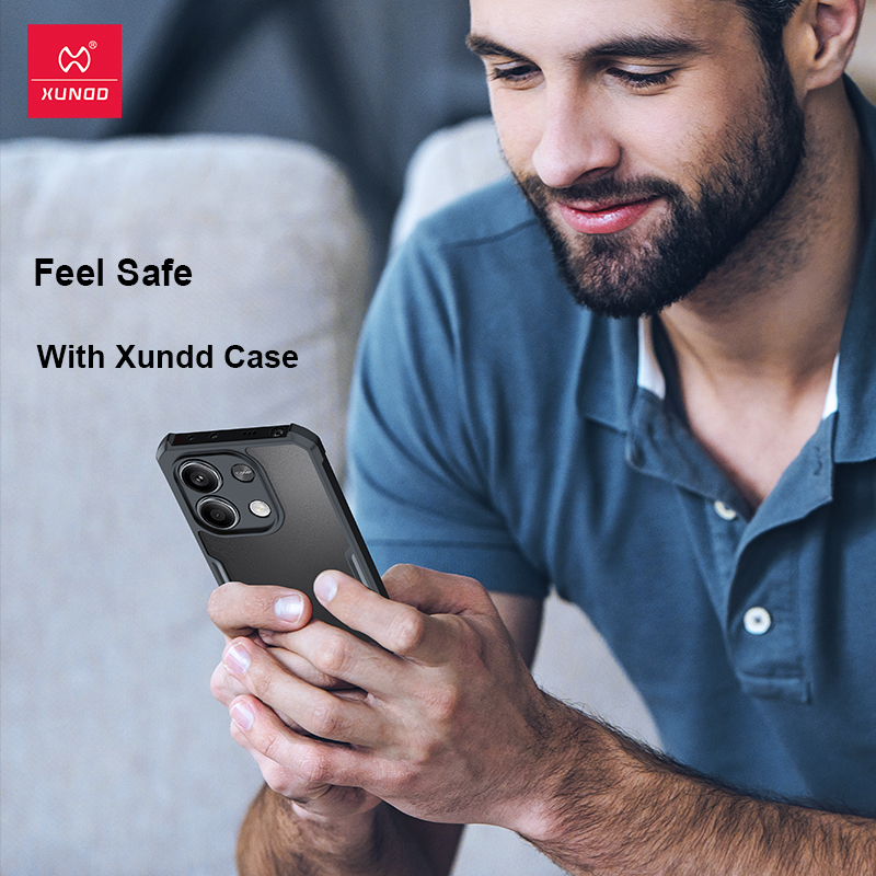 Xundd-funda Xiaomi Redmi Note 13 Pro Plus transparente a prueba de golpes para Xiaomi Redmi Note13 4G Note13 Pro+ 5G