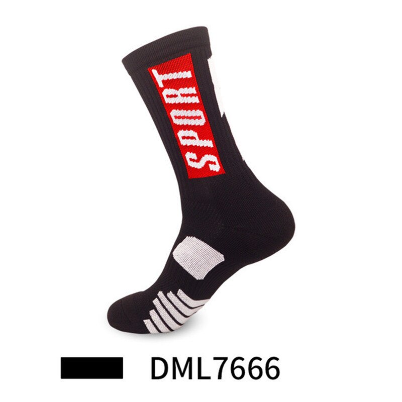 Basketball Socks Knee-High Breathable Street Sports Cycling Running Match Non-Slip Towel Bottom Socks: 12