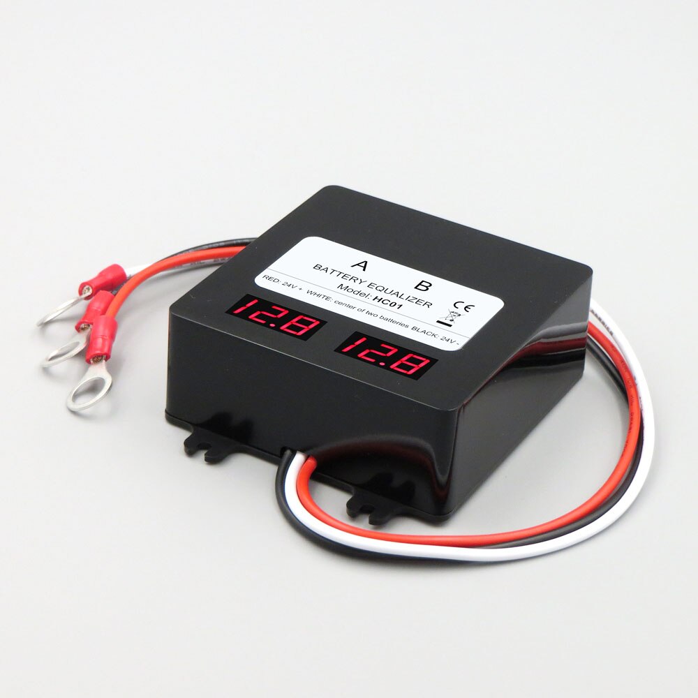 Equilibrador de voltaje HA01 HA02, ecualizador de Batería 2x12V, baterías de plomo ácido AGM de inundación, cargador de batería de plomo y ácido, Regulador en serie: HC01
