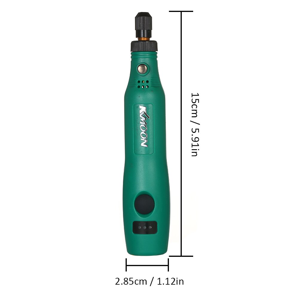 18V 1.2W Mini Electric Grinder Set Grinding Machine Carving Engraving Pen Cordless Power Tool Trimming Milling Polishing