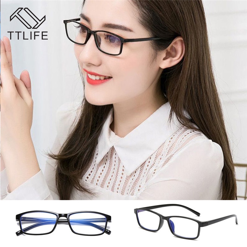 TTLIFE Anti Blue Light Blocking Filter Reduces Digital Eye Strain Clear Regular Computer Gaming Sleeping Better Glasses YJHH0326