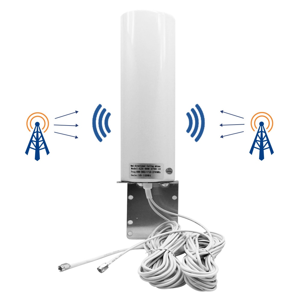 4G LTE Antenna 3G 4G External Antenna Outdoor Antenna With 5M Dual Slider CRC9/TS9/SMA Connector For 3G 4G Router Modem