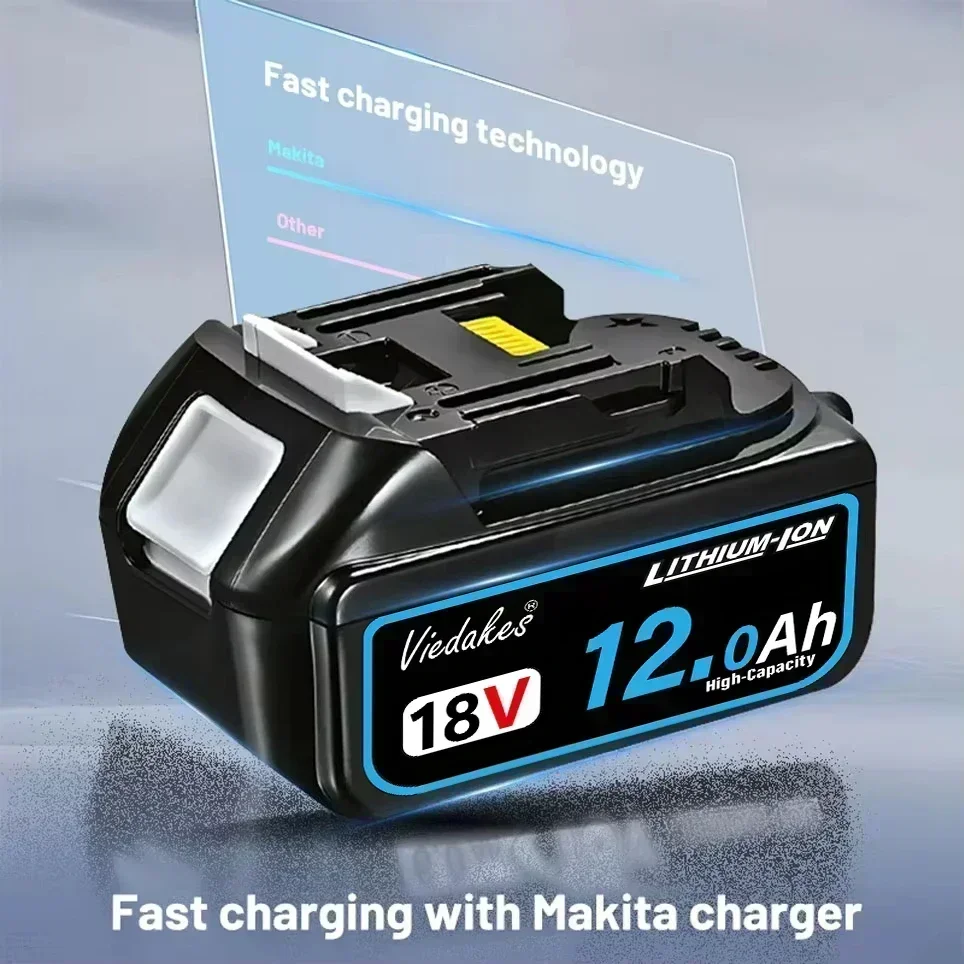 Originele 18V 12.0Ah 10.0Ah Oplaadbare Batterij, voor Makita 18V Batterij Tool BL1830B BL1840 BL1860B BL1850 BL1850 BL1860 ☑
