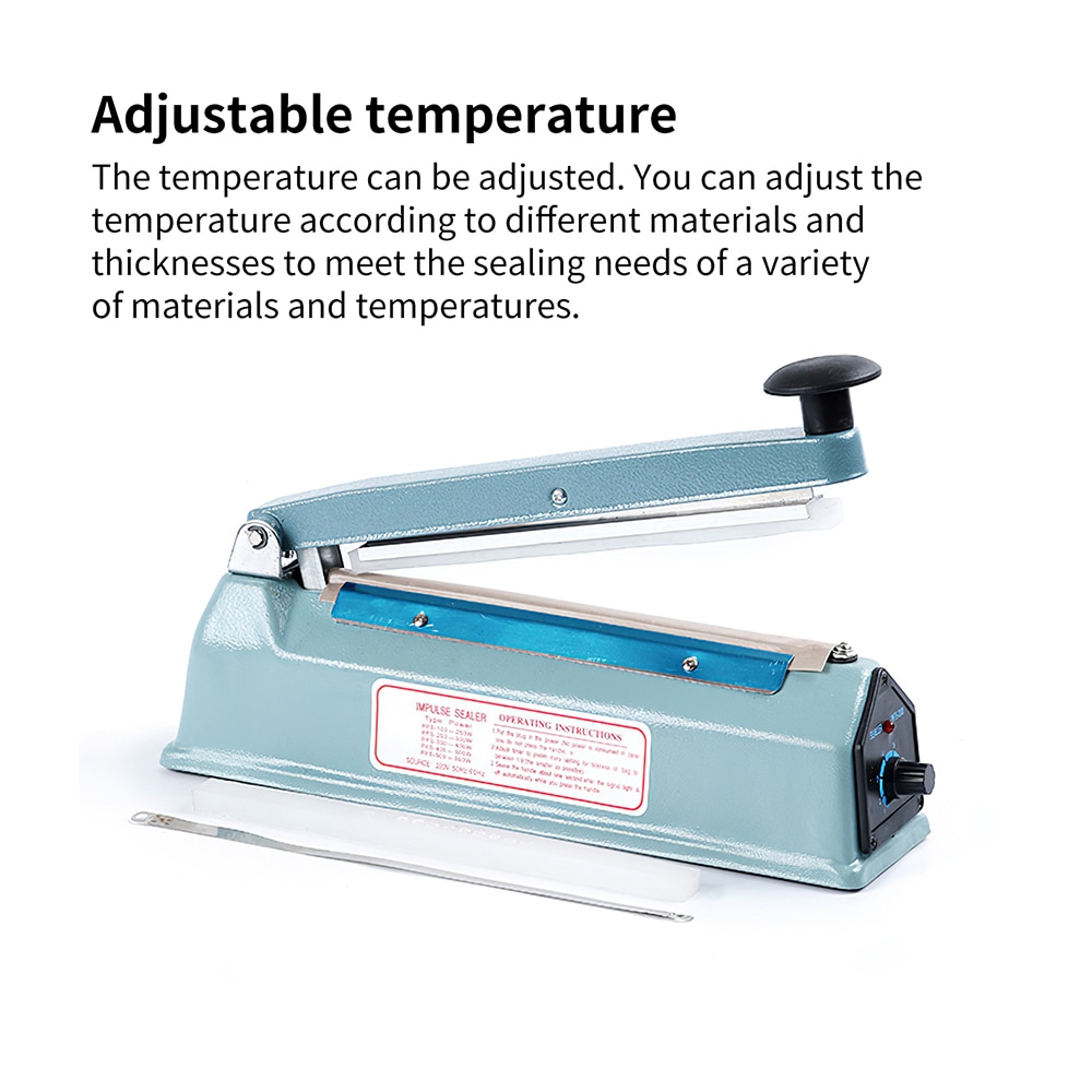 Portable Mini Heat Sealing Machine Impulse Sealer Seal Packing Plastic Bag Sealer Sealing Device