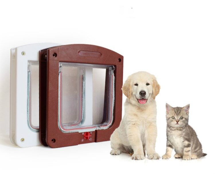 pet Entry and exit Cat door cat hole Glass door Puppy door for dogs pet Door