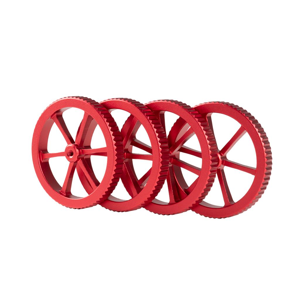 CREALITY 3D Printer Accessories 4Pcs/LotNew Large Red Hand Twist Leveling Nut Spring (Optional) For CREALITY 3D Printer: Package 1