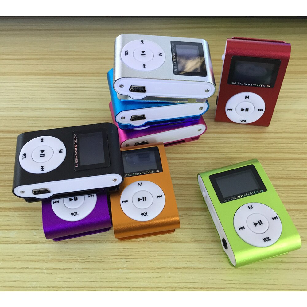 ZUIDID MP3 Player - 1.0 Inch Screen - Metal Shell - TF Card Support - FM Radio - Clip Sport Music Player