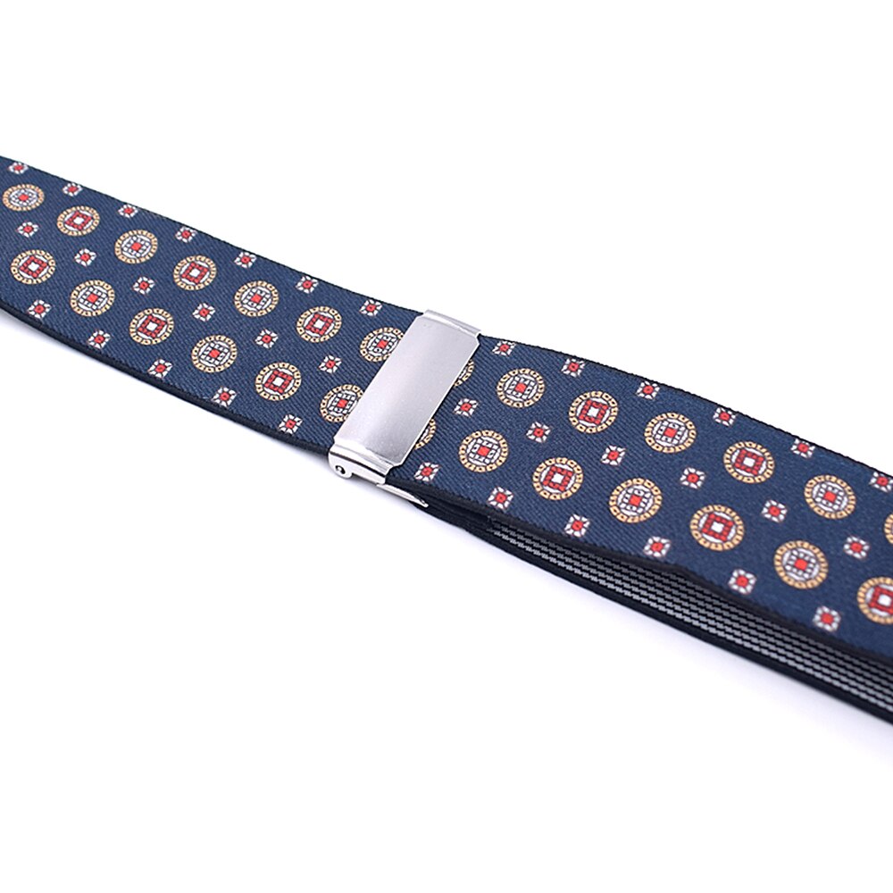 Seler til mænd sideclip style 3.5cm brede kraftige store høje justerbare elastiske hofteclips bukseseler far