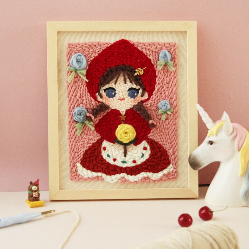 25*30Cm Moderne Diy Breien Borduren Set Handwerk Handwerkpakket Borduren Hoepel Met Frame Kunsten En Ambachten: H