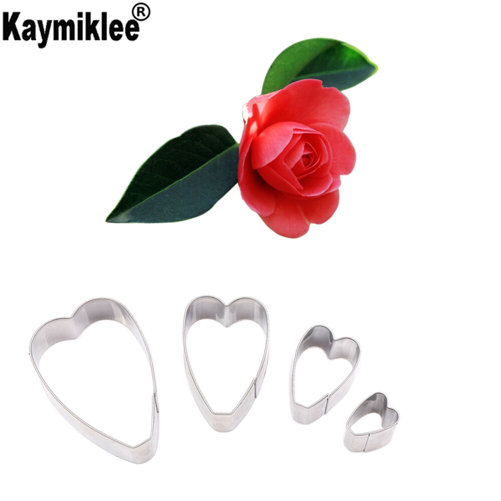 Camellia Flower Cutters Veiners Silicone Molds Fondant Sugarcraft Gumpaste Clay Water Paper Cake Decorating Tools SSM032