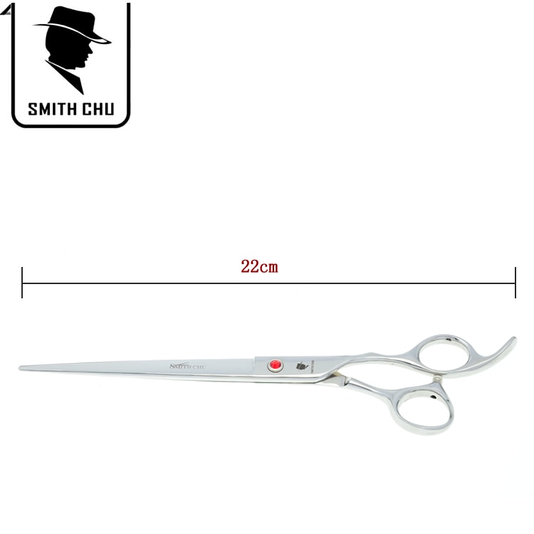 Tijeras de aseo para mascotas Smith Chu, 8 ", Japón 440C, tijeras curvas para cortar el pelo de mascotas, cortadora de pelo B0061C