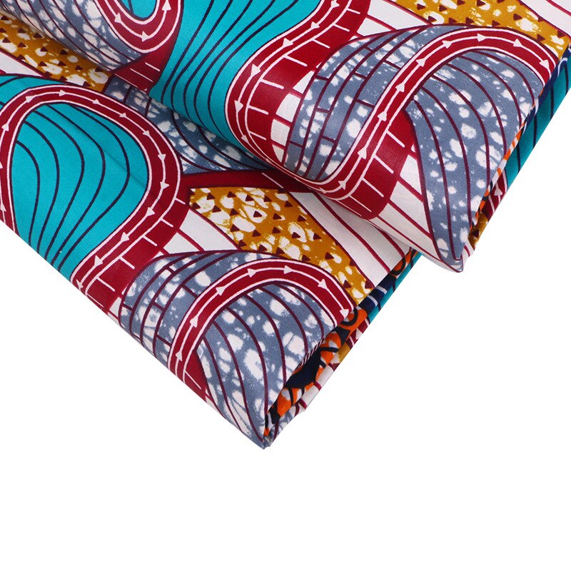 Mode Afrikaanse Print Stof Veritable Ankara Real Garantie Real Wax 6Yards