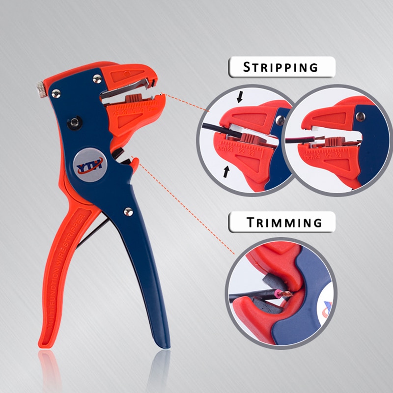 Self-Adjusting insulation Wire Stripper range 0.08-6mm2 With wire stripping Cutter Range